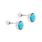 Aretes turquesa Turquoise Plata .925