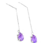 Aretes piedras naturales Cara Plata .925