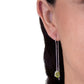 Aretes piedras naturales Cara Plata .925