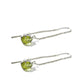 Aretes piedras naturales Cara Plata .925