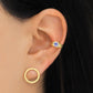 Ear cuff Nina con piedra Plata .925