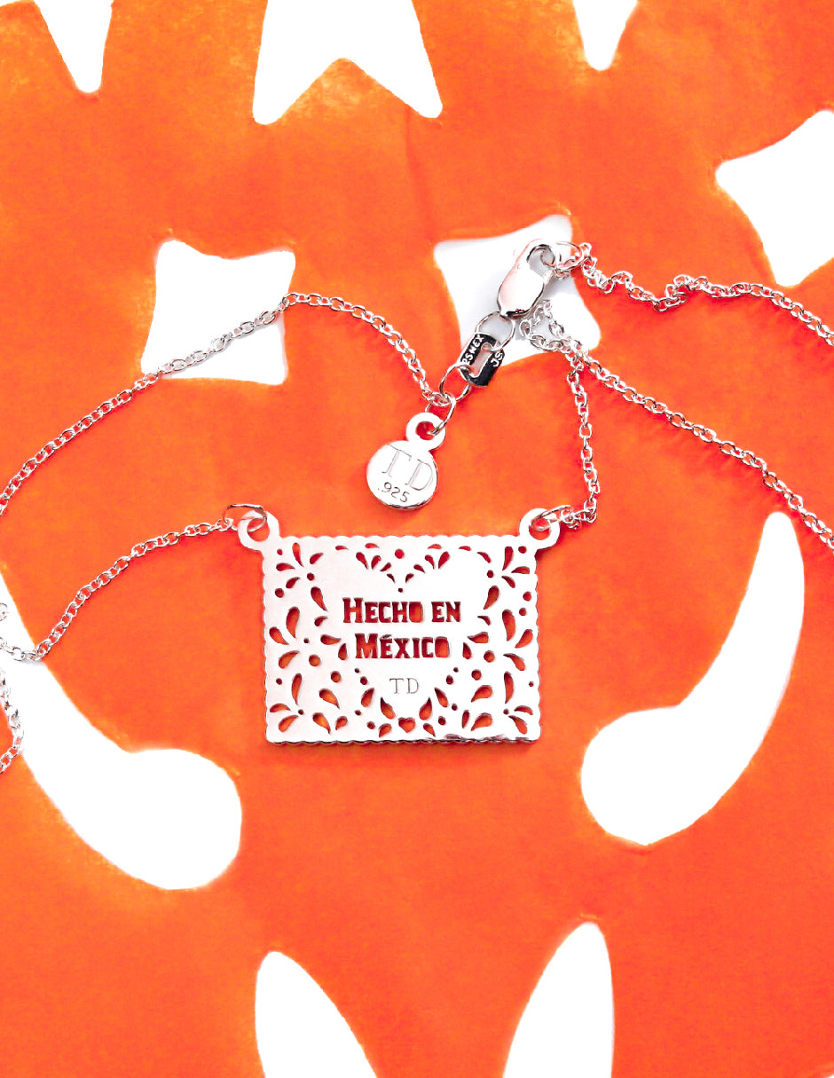 Collar papel picado Nochipa Plata .925