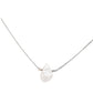 Collar Perla Orgánica Forma de Pico Piga Plata .925