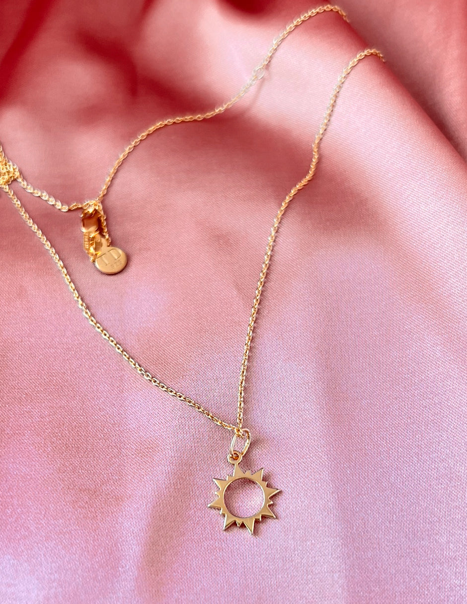 Collar Sol Plata .925