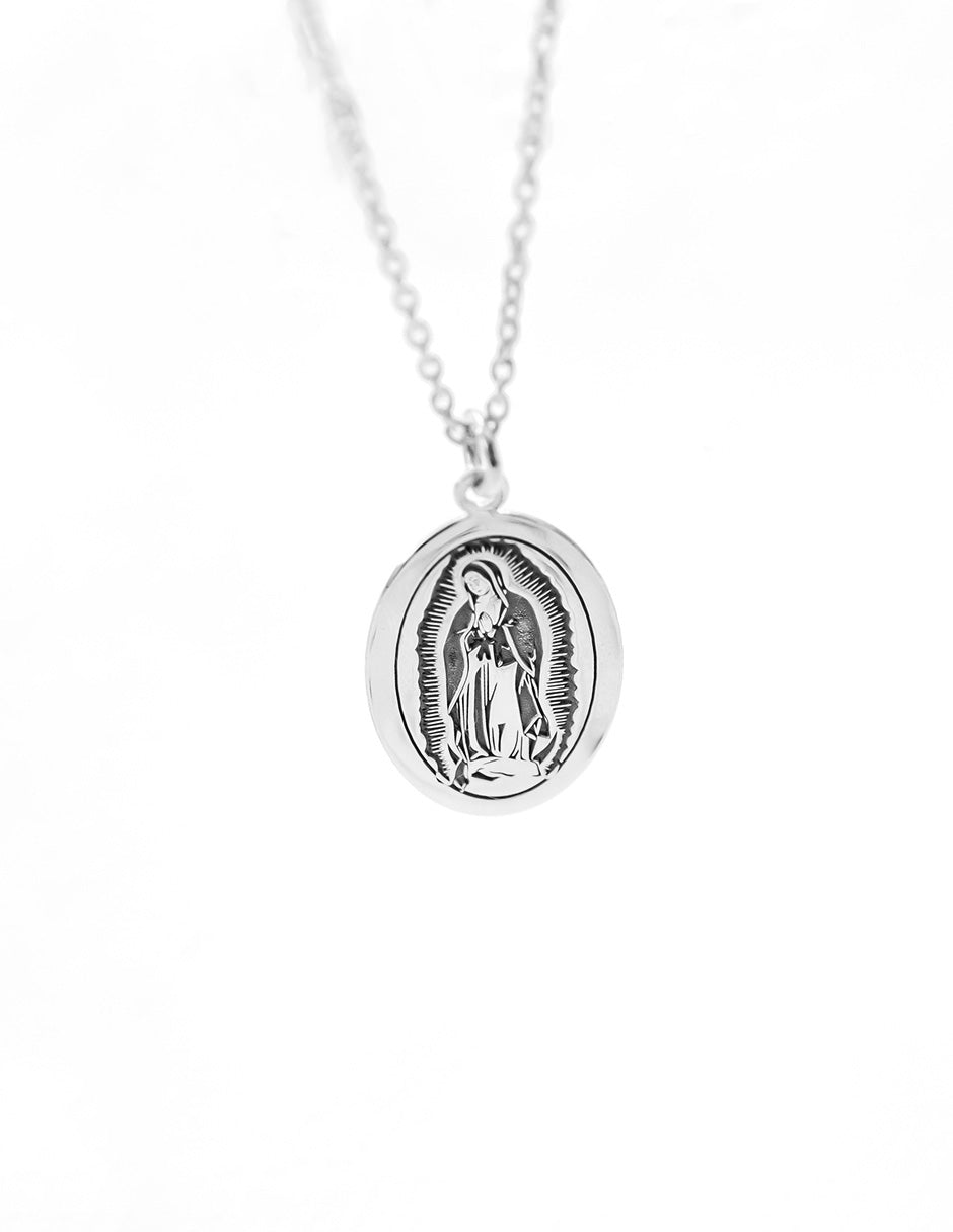 Collar Virgencita Plata .925