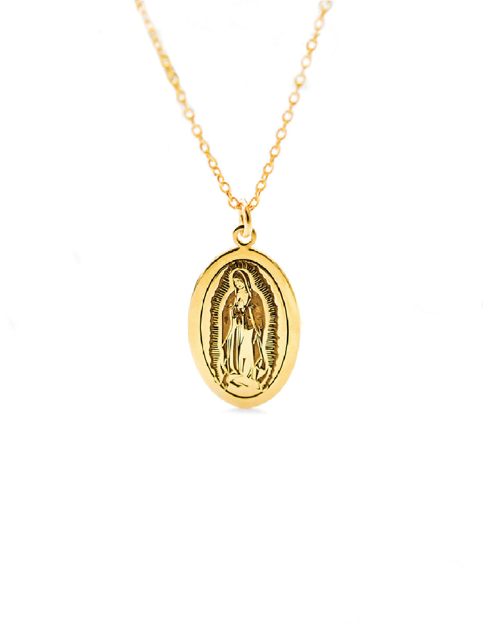 Collar Virgencita Plata .925