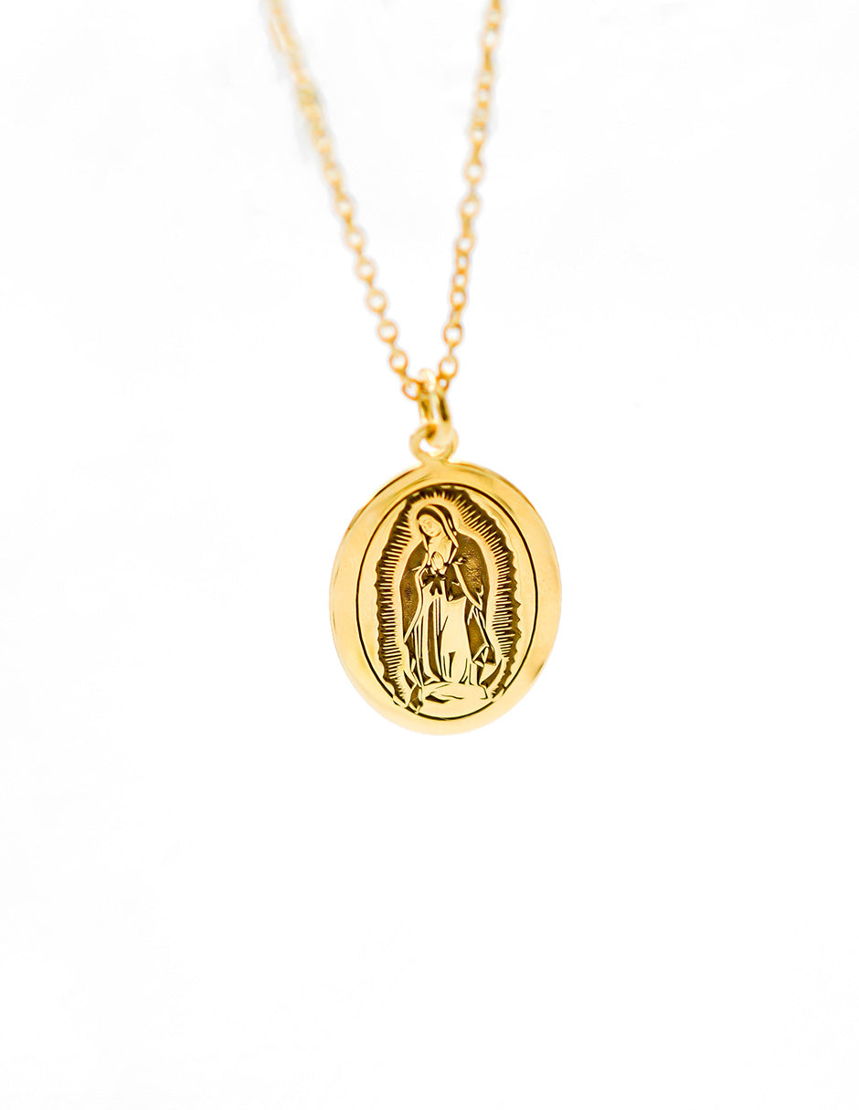 Collar Virgencita Plata .925