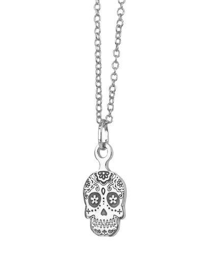 Collar calavera Yayahuic Plata .925