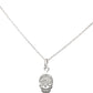 Collar calavera Yayahuic mini Plata .925