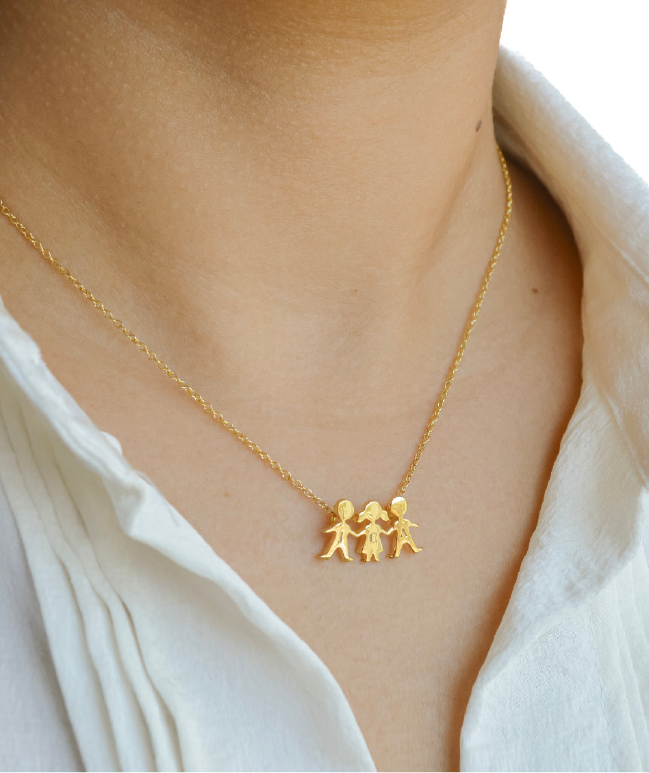 Collar en plata .925 con dije conmemorativo Día de las Madres