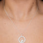 Collar frase caballos Campera Plata .925
