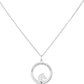 Collar frase caballos Campera Plata .925