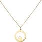 Collar frase caballos Campera Plata .925