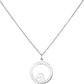 Collar frase caballos Campera Plata .925