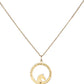 Collar frase caballos Campera Plata .925
