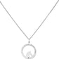 Collar frase caballos Campera Plata .925