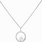 Collar frase caballos Campera Plata .925