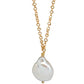 Collar perla orgánica Halima Plata .925
