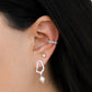 Ear cuff Bubbles Plata .925
