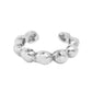 Ear cuff Bubbles Plata .925