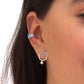 Ear cuff Nina con piedra Plata .925