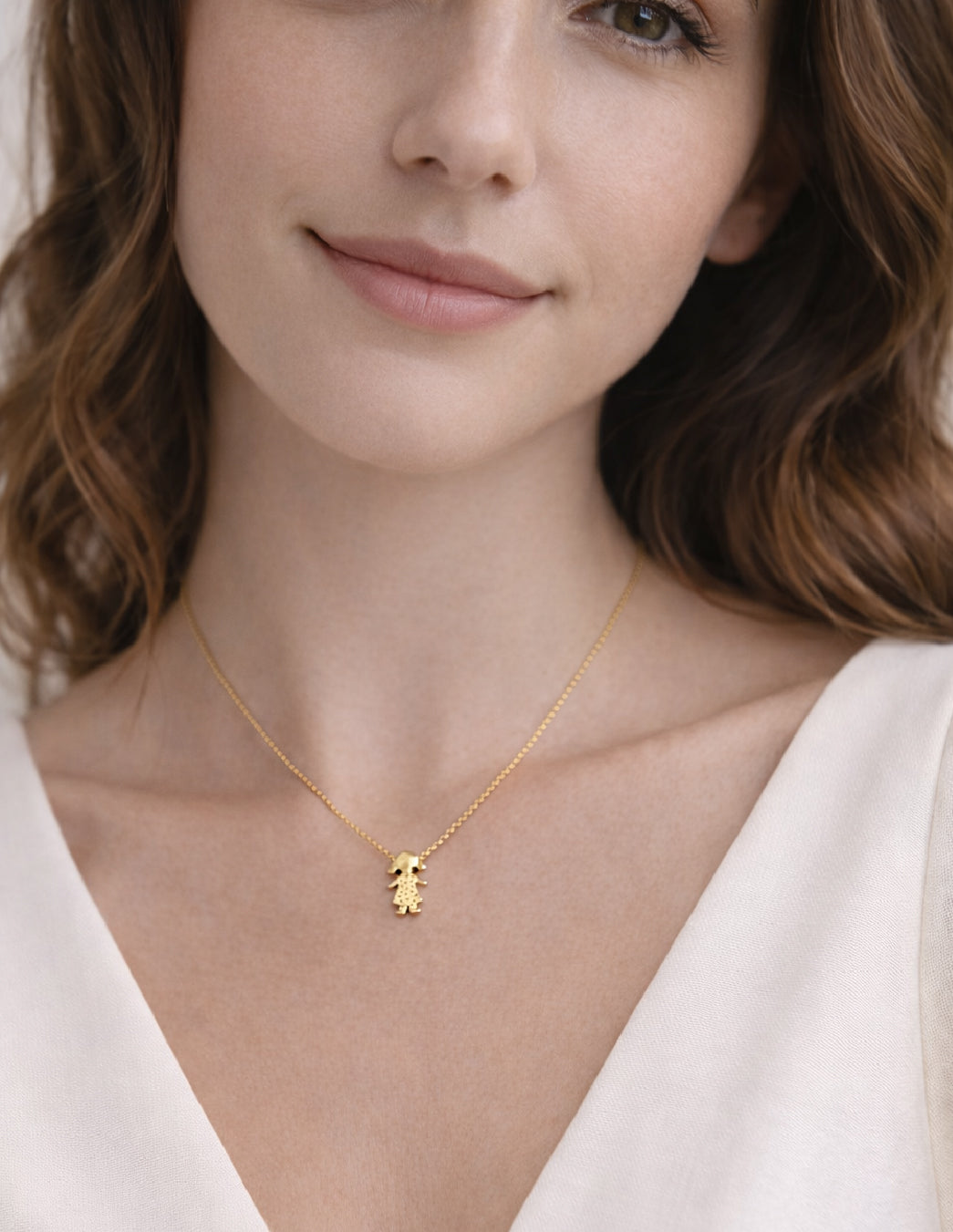 Collar para Mamá con Dije de Hijo Niño o Niña en Plata .925 | Regalo con Significado