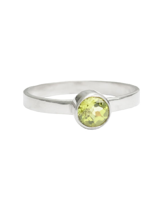 Anillo peridoto Perdita Plata .925