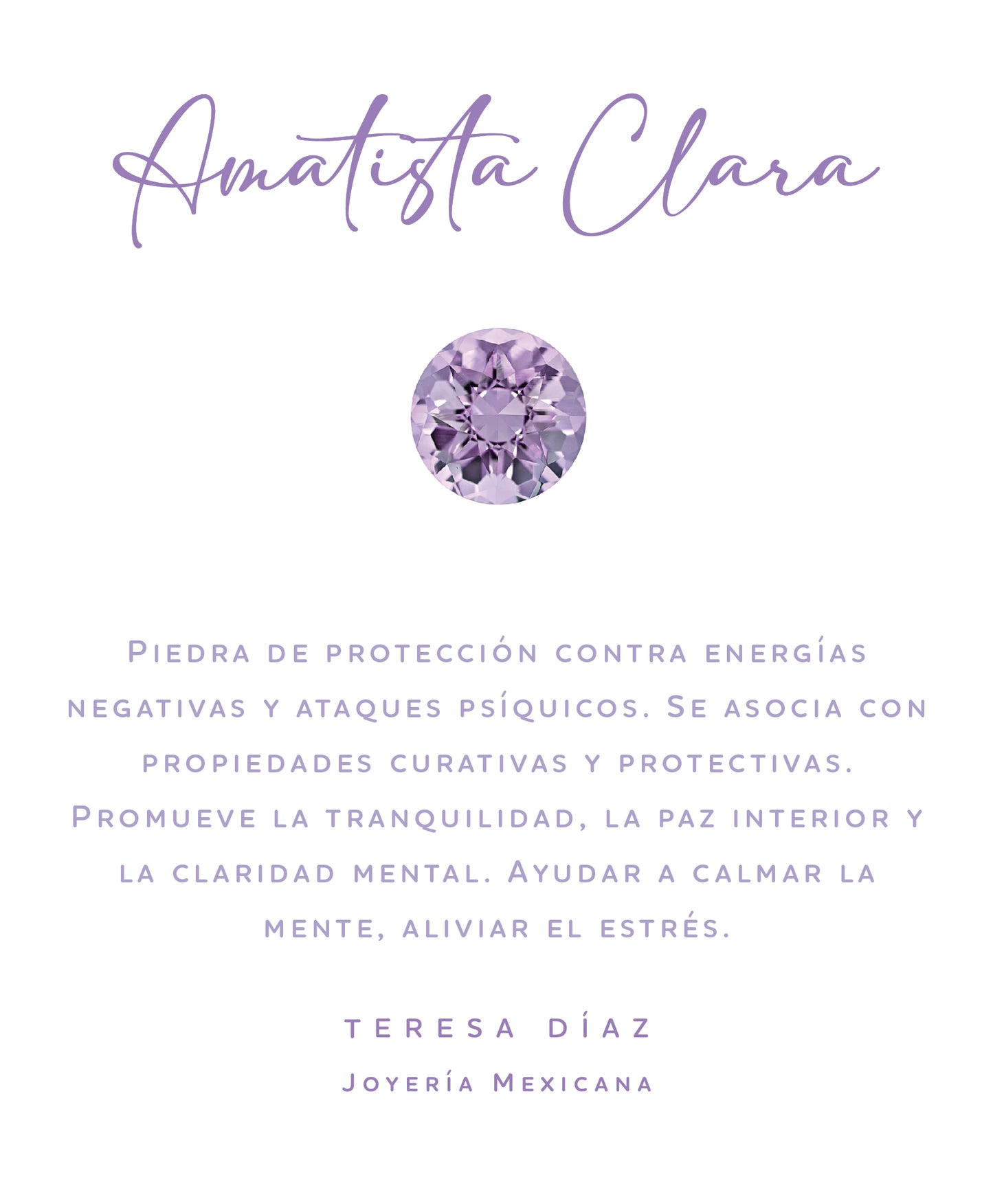 Anillo amatistas Lavanda Plata .925