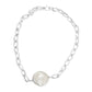 Pulsera con perla orgánica Florence Plata .925
