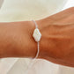 Pulsera perla orgánica Nara Plata .925