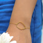 Pulsera orgánica Aldora Plata .925
