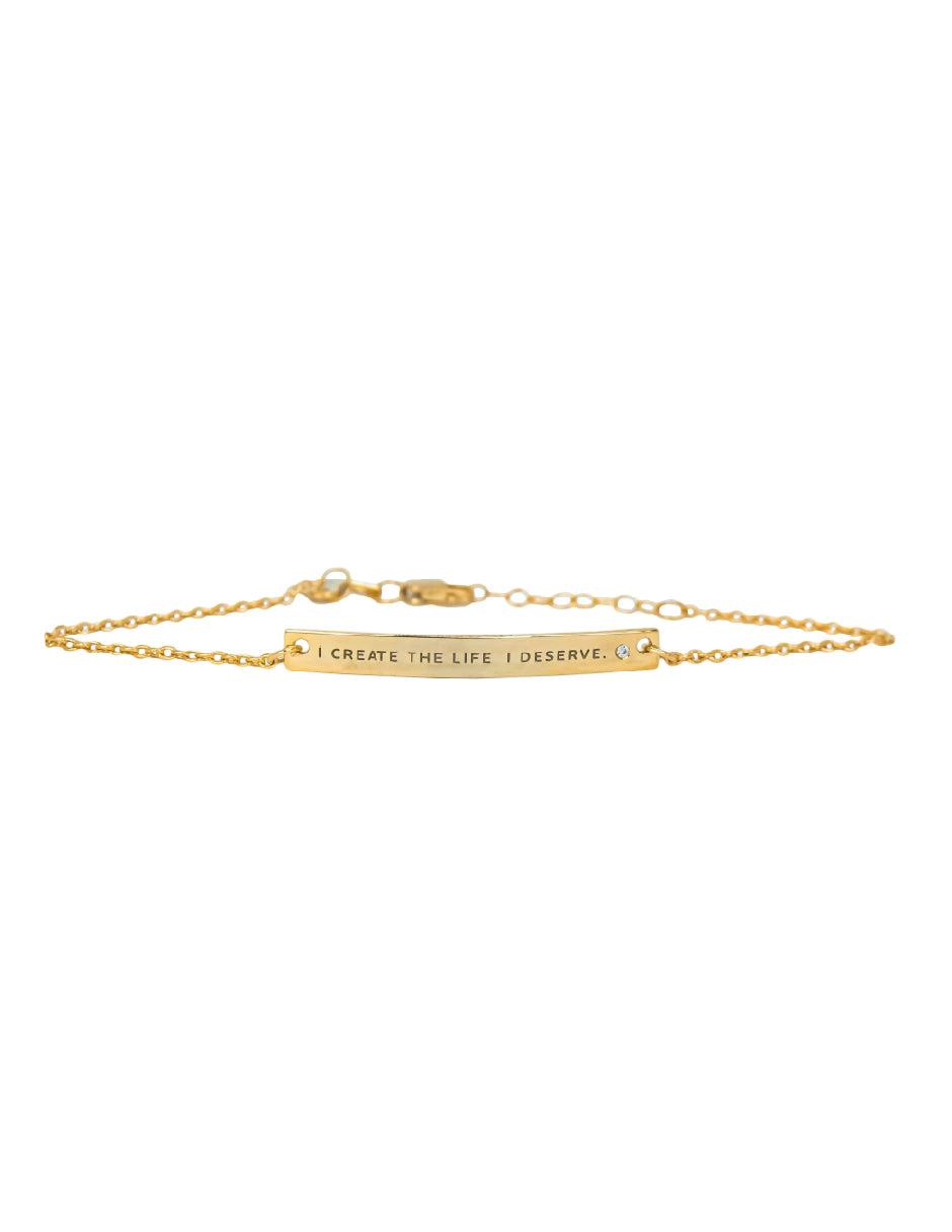 Pulsera frase empoderamiento Plata .925 Salma