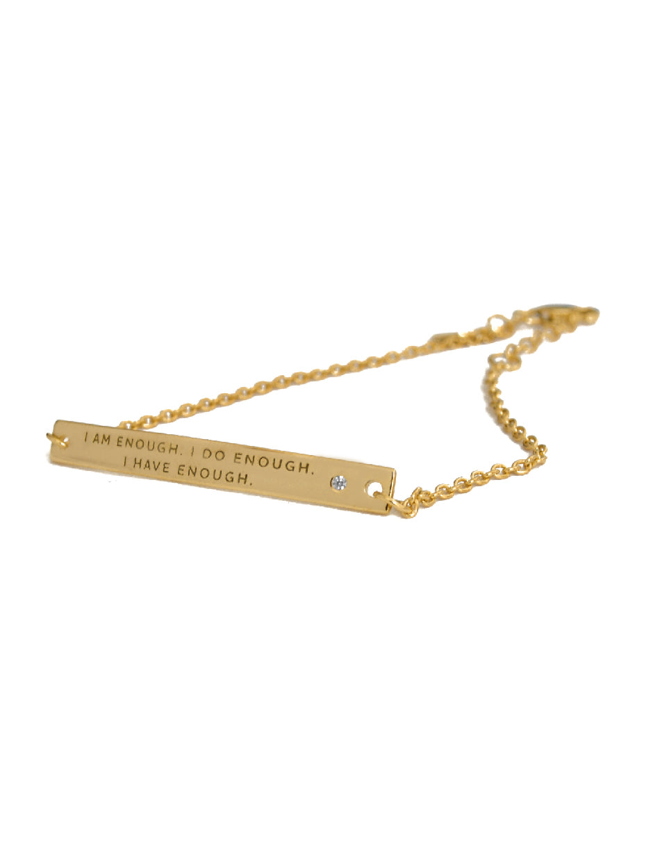Pulsera frase empoderamiento Plata .925 Salma
