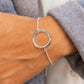 Pulsera frase empoderamiento Lara Plata .925