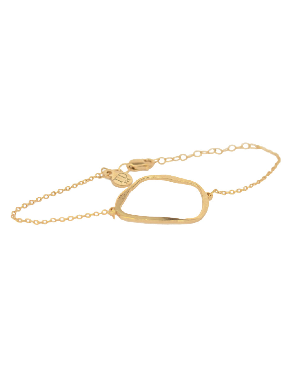 Pulsera orgánica Aldora Plata .925