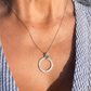 Collar de Amor Infinito para mamá Plata .925 personaliza con tu piedra de nacimiento
