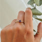 anillo con amatista trillón