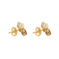 Aretes Borboleta Oro 14 K