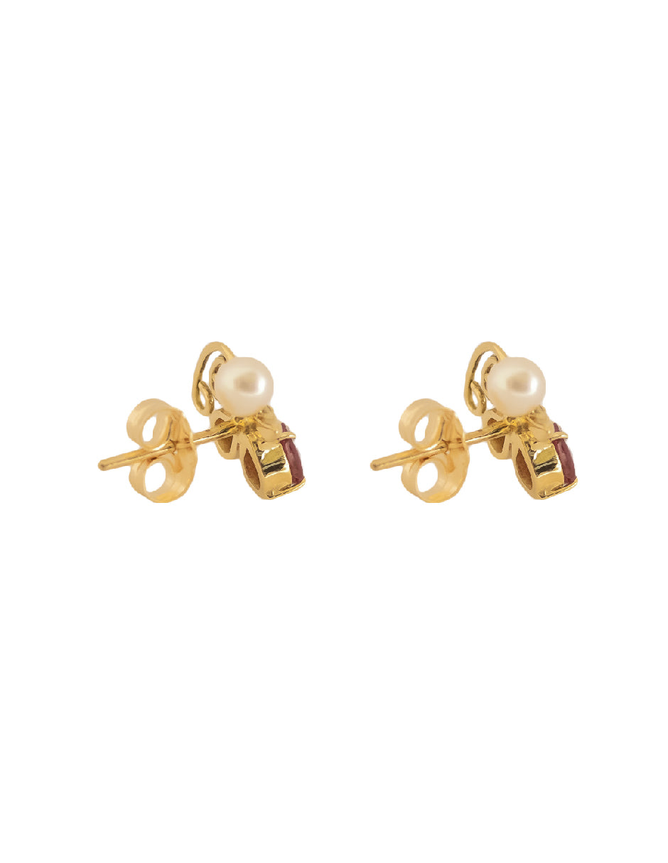 Aretes Borboleta Oro 14 K