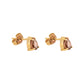 Aretes rodolitas Romina Oro 14 K.