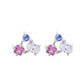 Aretes piedras naturales Space Plata .925