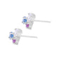 Aretes piedras naturales Space Plata .925