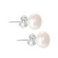 Aretes Perla Plata .925